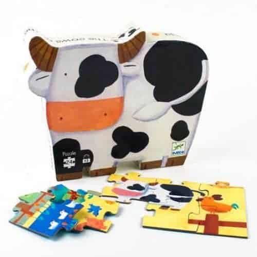 Brainkid Toys - Puzzle Cow 24pcs 1 Puzzle Hard Paper Cow