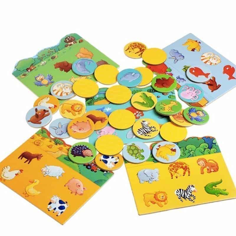 Brainkid Toys - Animal Lotto 2 Lotto of the House by Djeco
