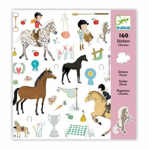 Brainkid Toys - 160 Stickers Horses 1 160 Stickers Horses