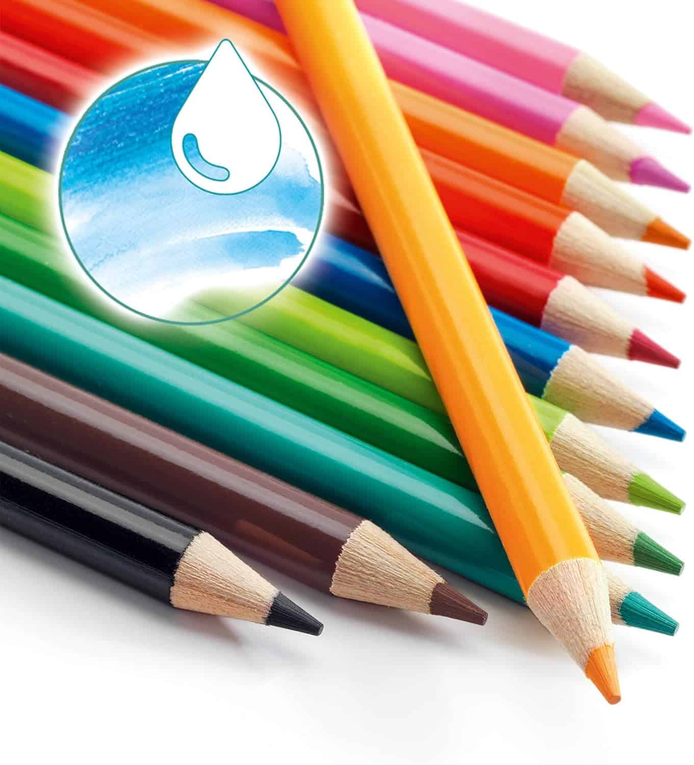 Brainkid Toys - Arts - Watercolour Crayons 2 Arts - Watercolour Crayons - Image 2