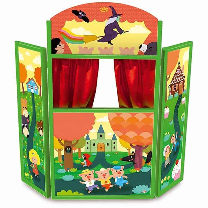 Brainkid Toys - Puppet Theater With Side Doors 1 Puppet Theater With Side Doors