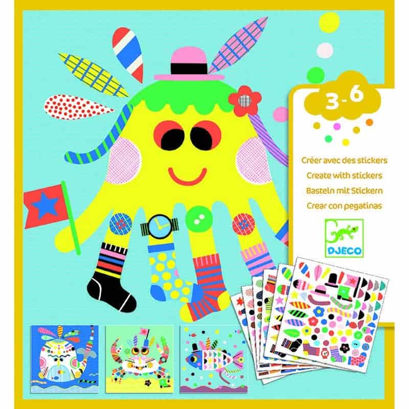 Brainkid Toys - Sticker pictures of sea creatures 1 Sticker pictures of sea creatures