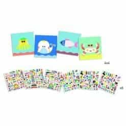 Alternative view of Sticker pictures of sea creatures
