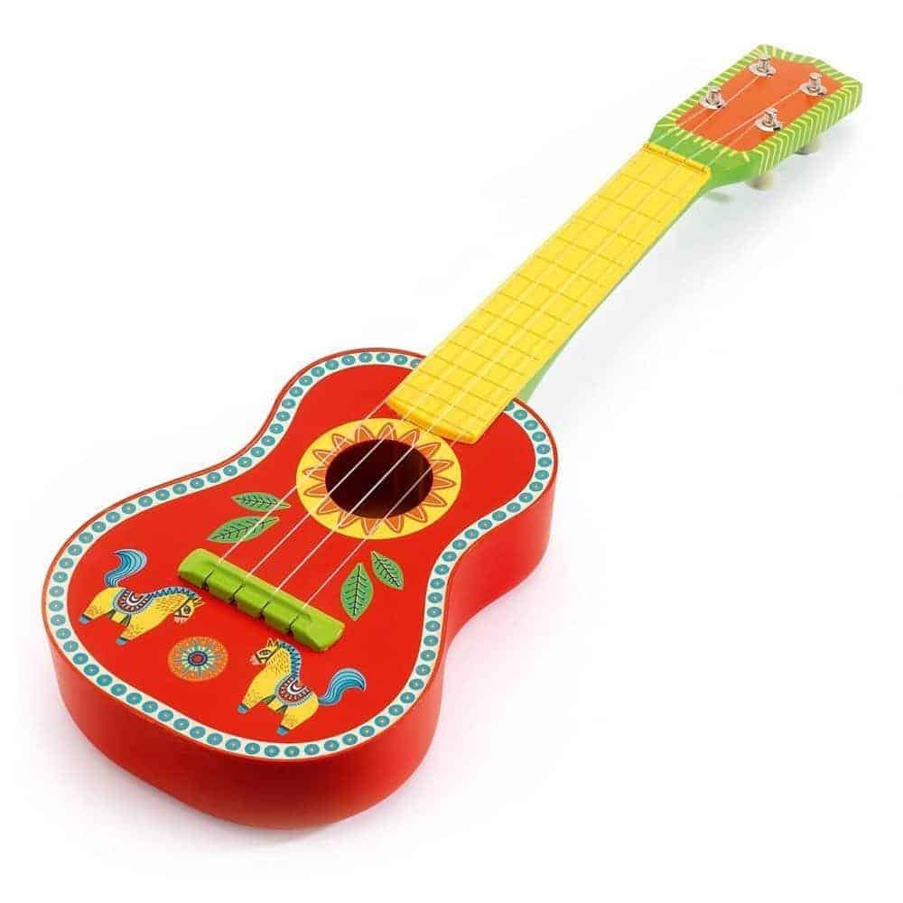 Brainkid Toys - Animabo - Wooden Quitar 53Cm 1 Animabo - Wooden Quitar 53Cm