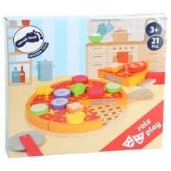 Brainkid Toys - Cuttable Pizza Set 7 Cuttable Pizza Set - Image 4