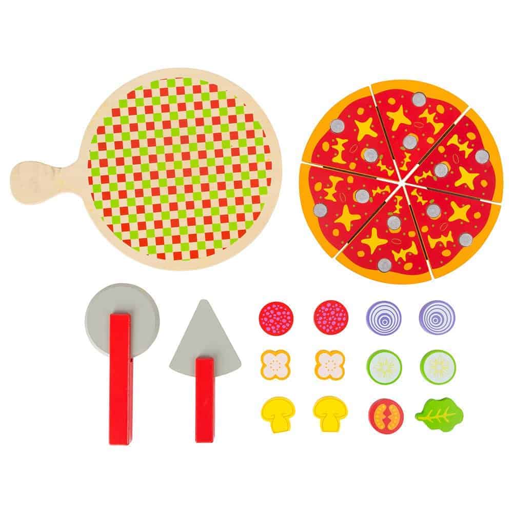 Brainkid Toys - Cuttable Pizza Set 3 Cuttable Pizza Set - Image 4