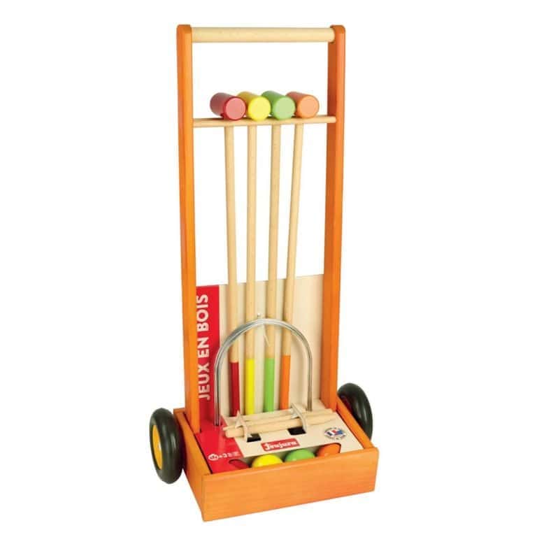 Jeu De Croquet En Bois - 4 Joueurs