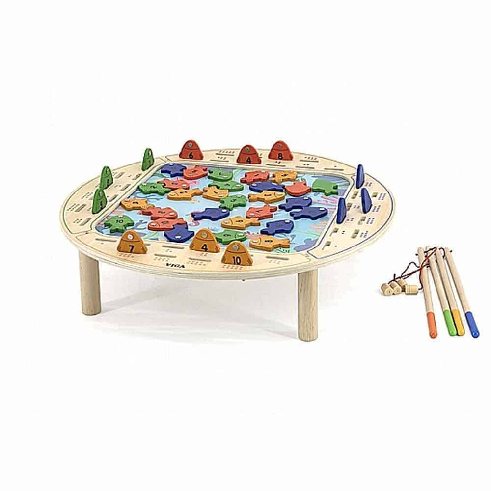 Brainkid Toys - Viga Wooden Fishing Table 3 Viga Wooden Fishing Table - Image 3