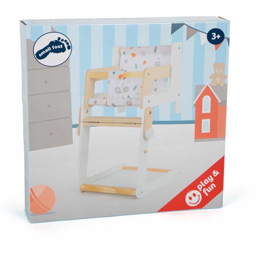 Brainkid Toys - Dolls Highchair Little Button 2 Dolls Highchair Little Button - Image 2