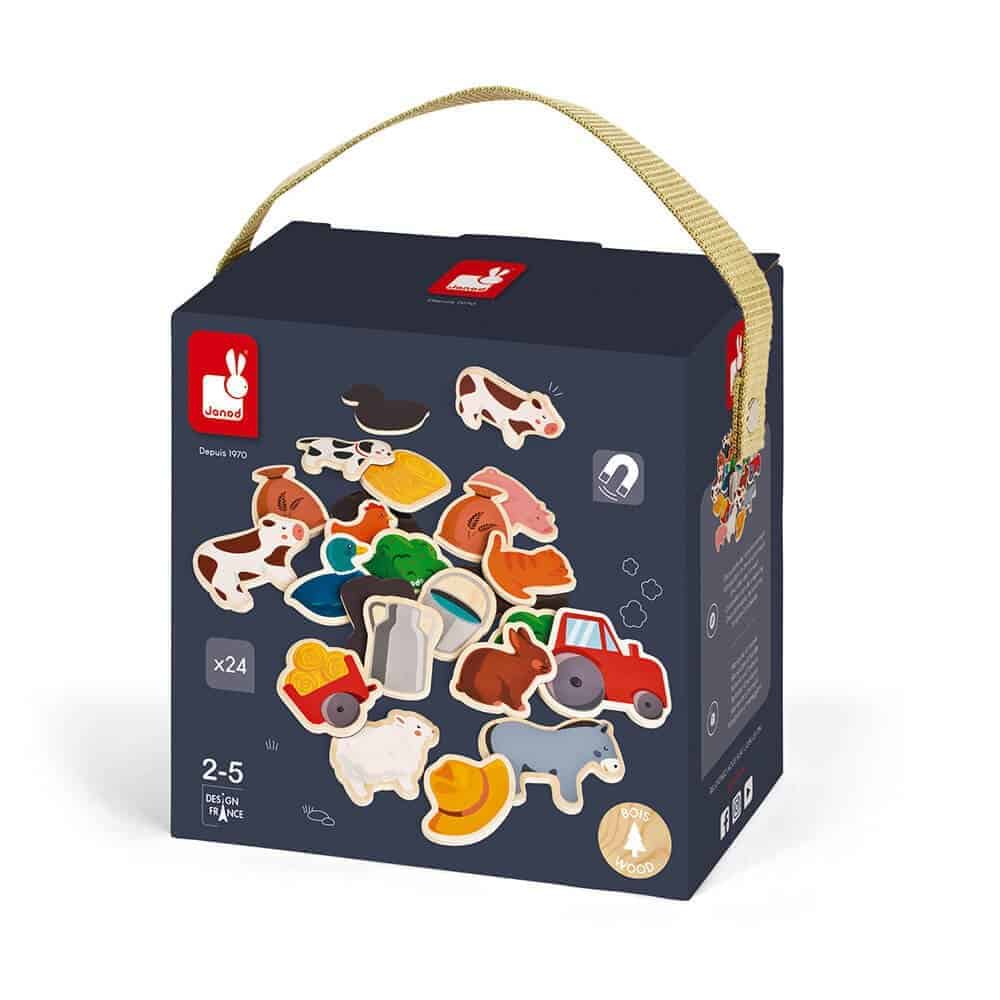 Brainkid Toys - Farm Magnets - 24 Pcs 6 Farm Magnets - 24 Pcs - Image 6