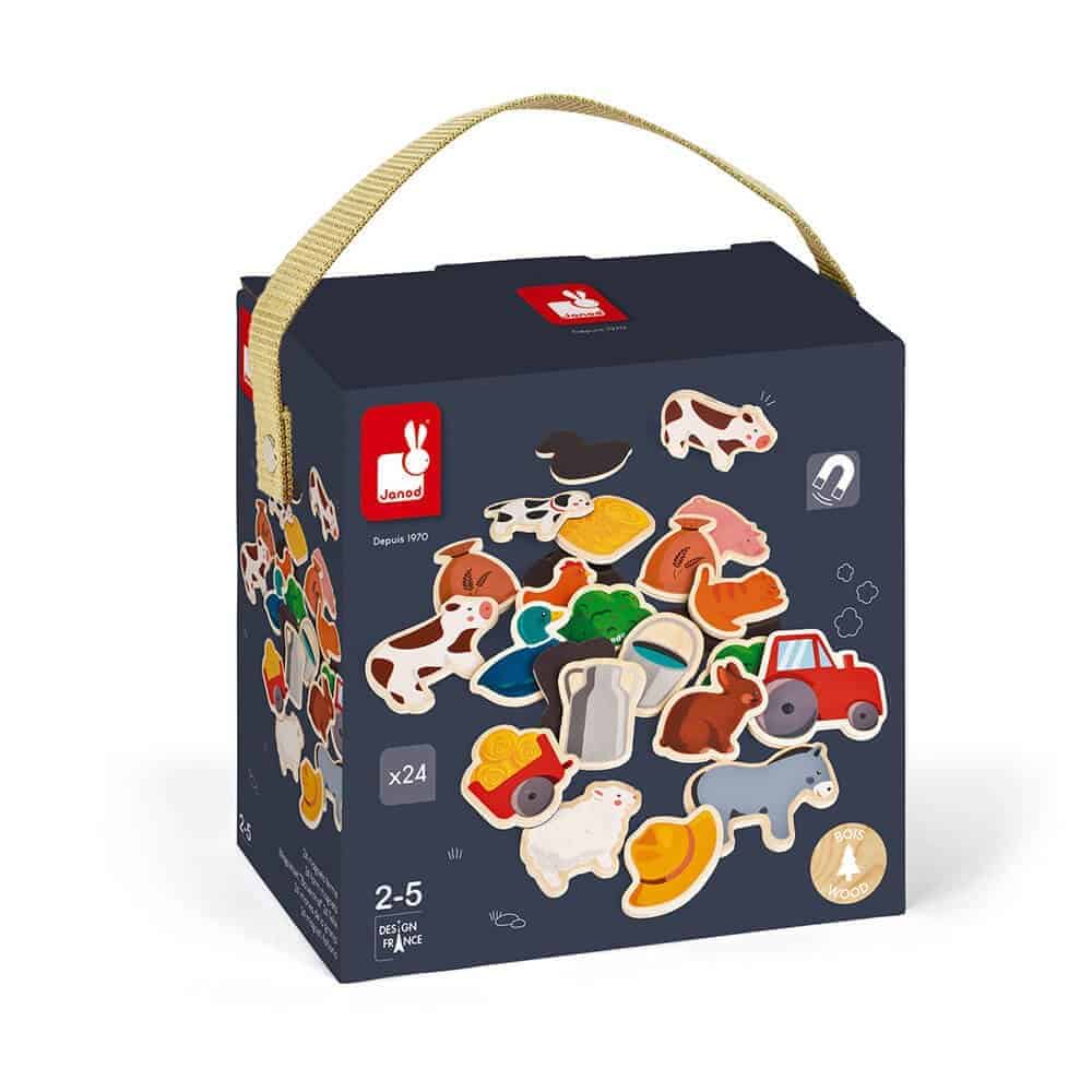 Brainkid Toys - Farm Magnets - 24 Pcs 2 Farm Magnets - 24 Pcs - Image 2
