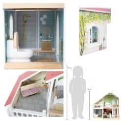 Brainkid Toys - Compact Urban Villa Dollhouse 11 Compact Urban Villa Dollhouse - Image 6