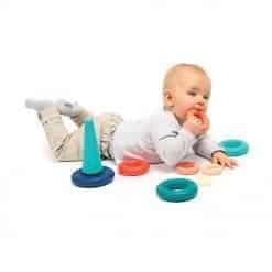 Brainkid Toys - Stacking Pyramid 8 Stacking Pyramid - Image 3
