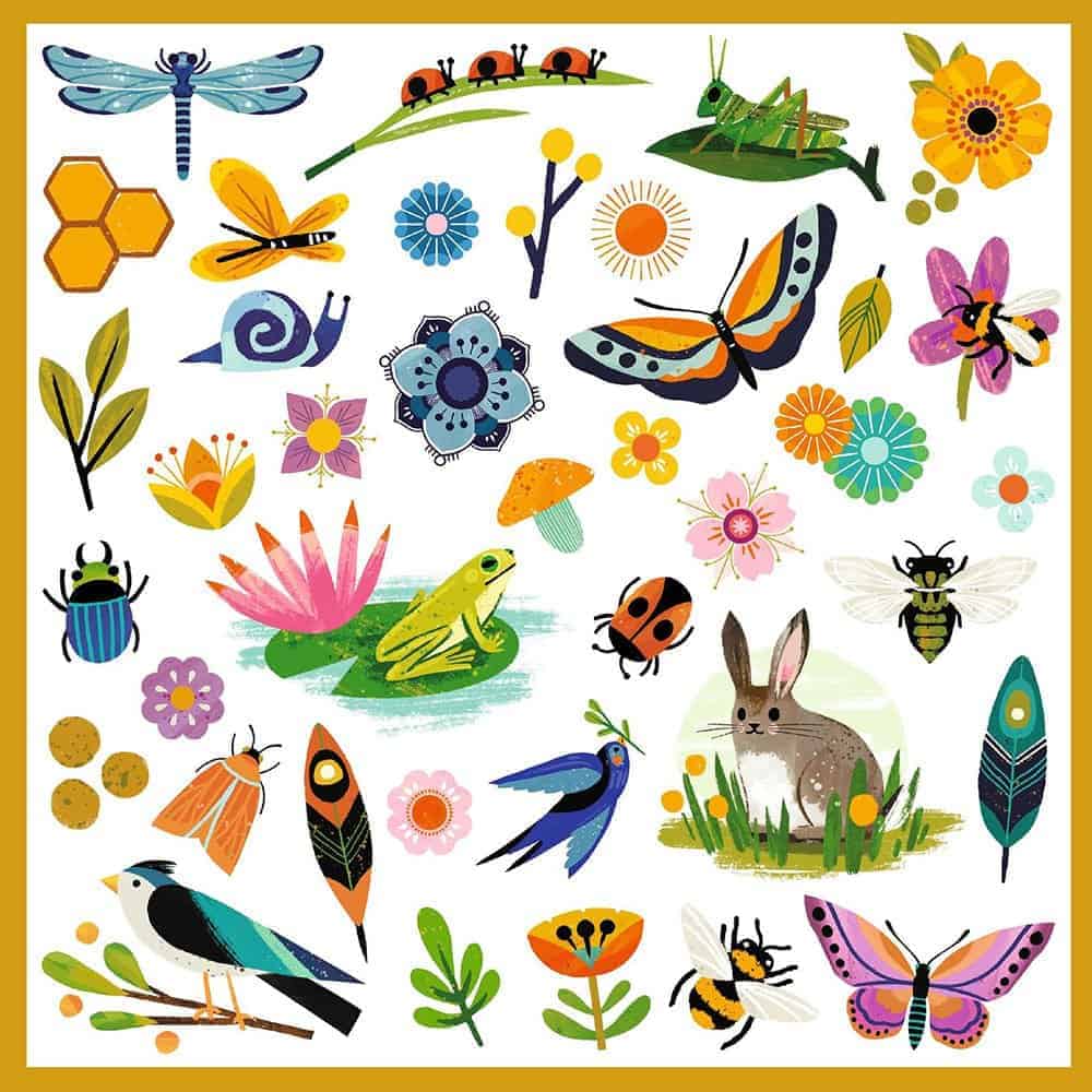Brainkid Toys - Garden 160 Stickers 3 Garden 160 Stickers - Image 3