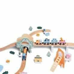 Brainkid Toys - Wooden Train Set Polarb 90Pcs 15 Wooden Train Set Polarb 90Pcs - Image 5
