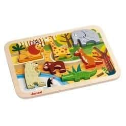 Brainkid Toys - Zoo Chunky Puzzle 8 Zoo Chunky Puzzle - Image 3