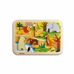 Brainkid Toys - Zoo Chunky Puzzle 9 Zoo Chunky Puzzle - Image 4