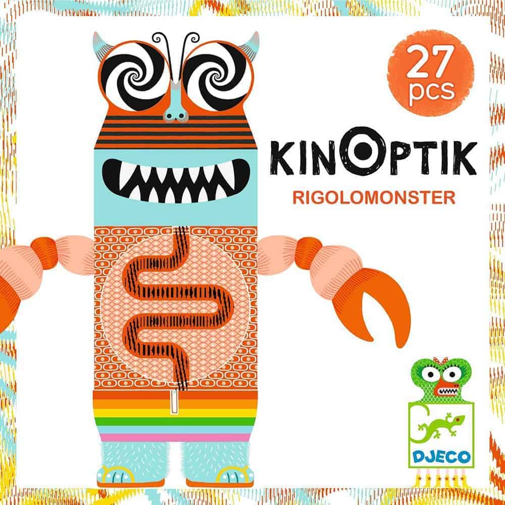 Brainkid Toys - Rigolomonster Kinoptik 27 Pcs 1 Rigolomonster Kinoptik 27 Pcs