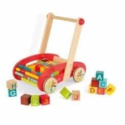 Brainkid Toys - Tatoo Abc Buggy Cart - 30 Blocks 6 Tatoo Abc Buggy Cart - 30 Blocks - Image 3