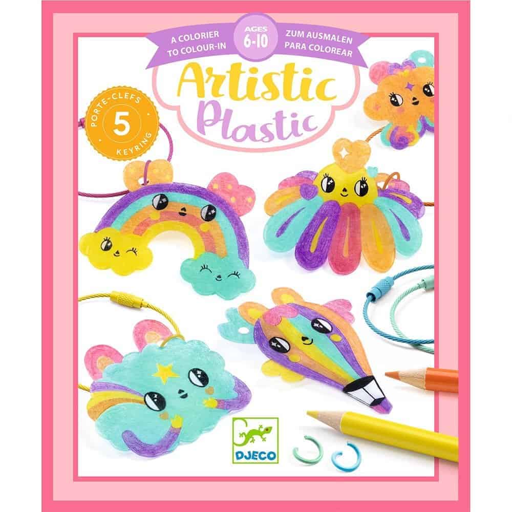 Brainkid Toys - Artistic Plastic - Kawaii Keyring 1 Artistic Plastic - Kawaii Keyring