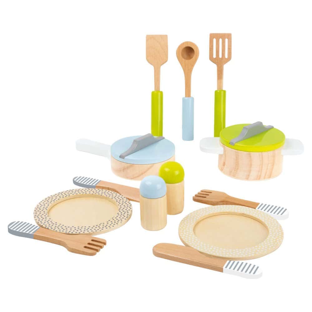 Brainkid Toys - Crockery And Cookware Set 1 Crockery And Cookware Set