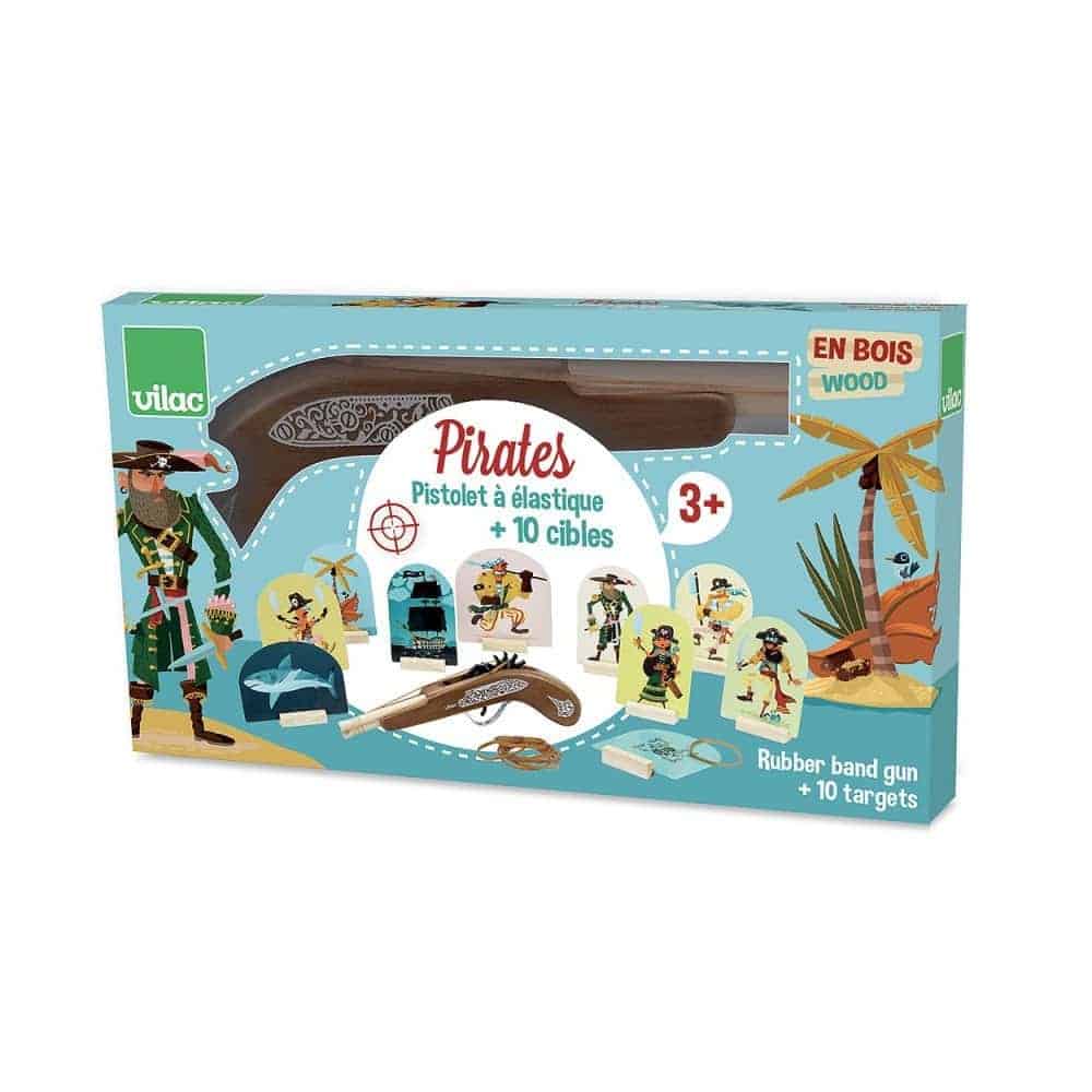 Brainkid Toys - Wooden Gun - Rubber Bands 2 Wooden Gun - Rubber Bands - Image 2