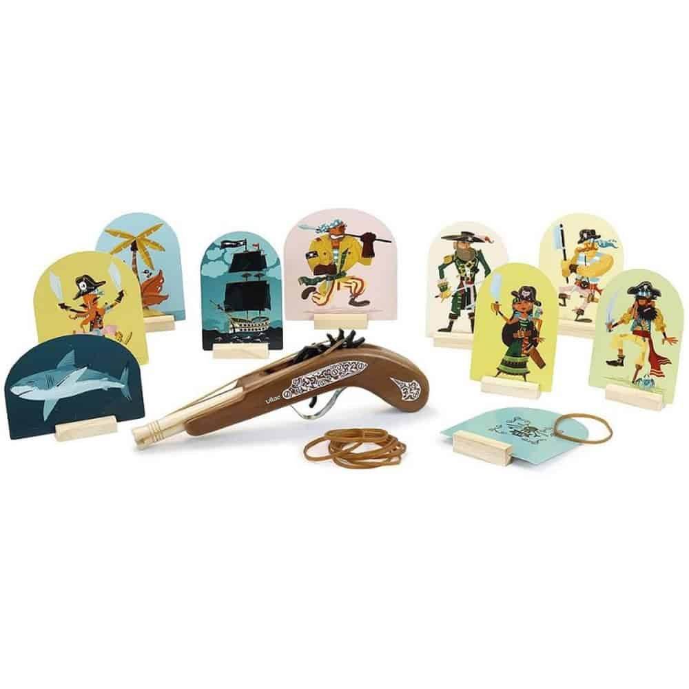 Brainkid Toys - Wooden Gun - Rubber Bands 3 Wooden Gun - Rubber Bands - Image 3