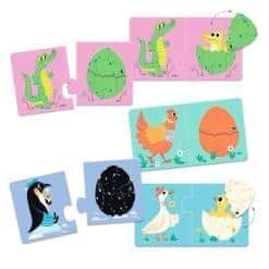 Brainkid Toys - Funny Eggs 2Pcs Puzzles 7 Funny Eggs 2Pcs Puzzles - Image 4