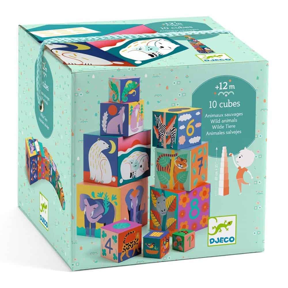 Brainkid Toys - Wild Animals Cubes 1 Wild Animals Cubes