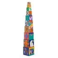 Brainkid Toys - Wild Animals Cubes 6 Wild Animals Cubes - Image 3