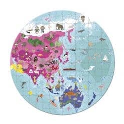 Brainkid Toys - Suitcase Puzzle Blue Planet 208 7 Suitcase Puzzle Blue Planet 208 - Image 4
