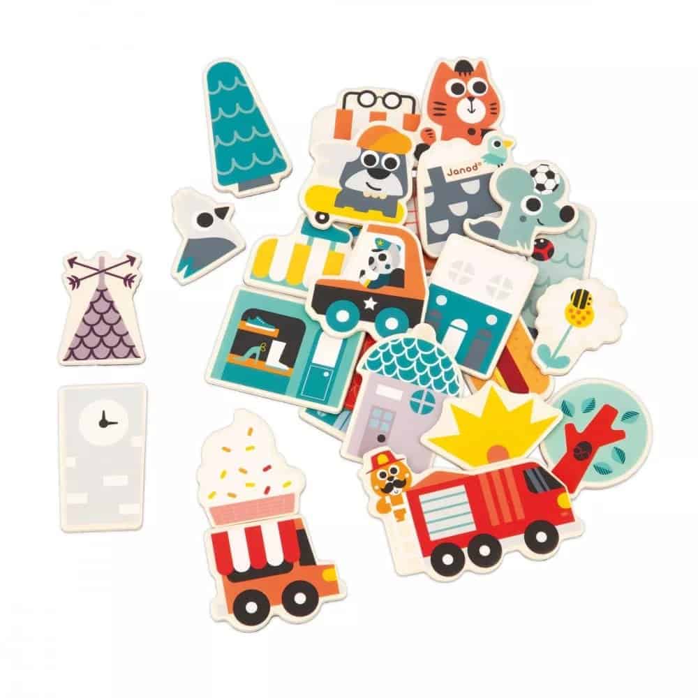 Brainkid Toys - Magnets City 24 Pieces 1 Magnets City 24 Pieces
