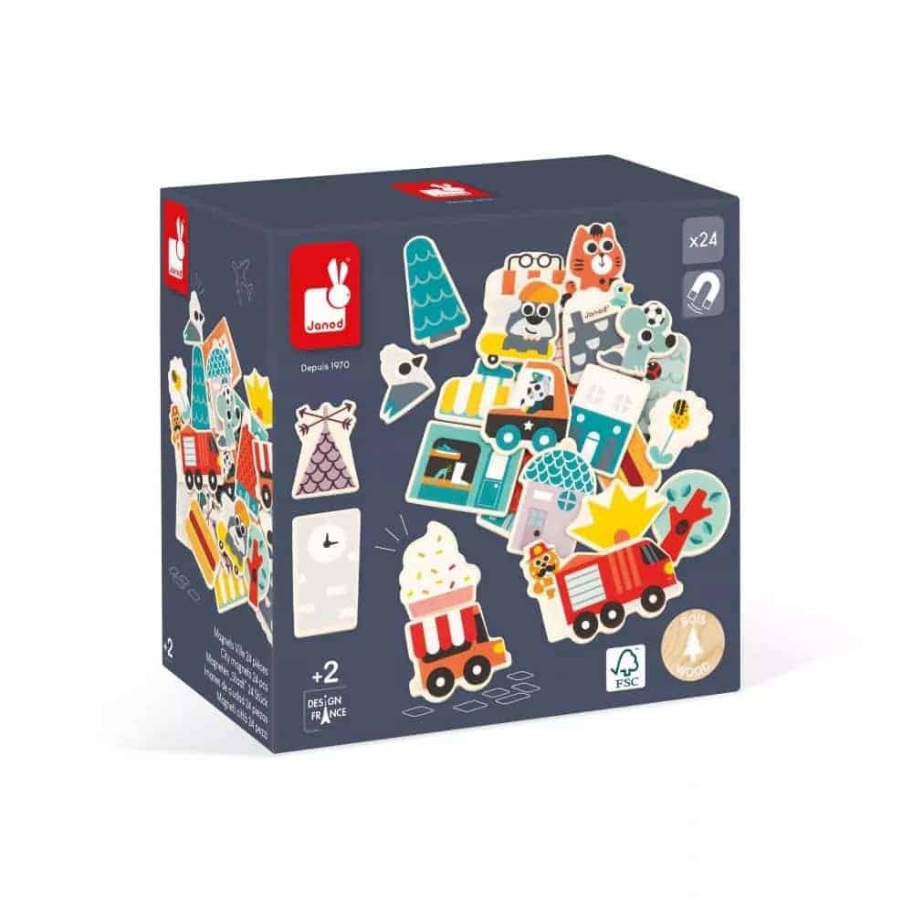 Brainkid Toys - Magnets City 24 Pieces 2 Magnets City 24 Pieces - Image 2