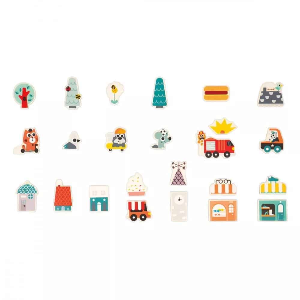 Brainkid Toys - Magnets City 24 Pieces 3 Magnets City 24 Pieces - Image 3