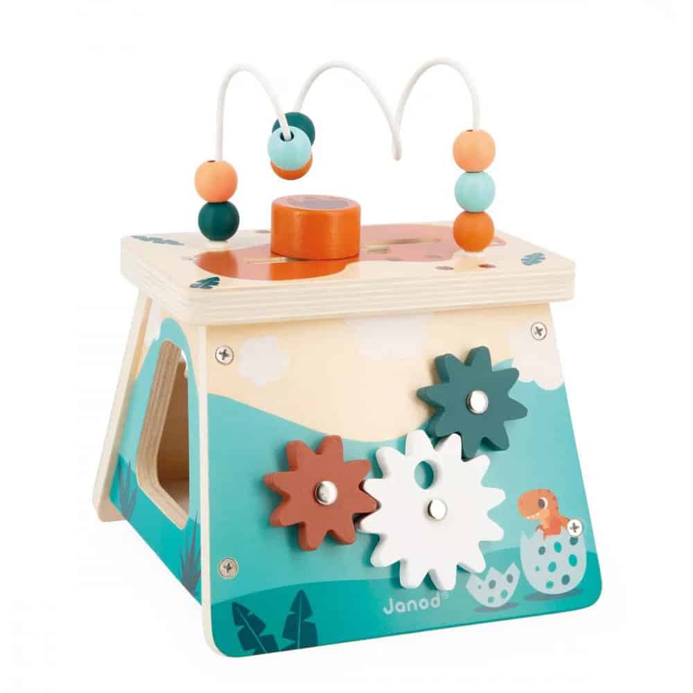 Brainkid Toys - Wooden Dinosaur Multi-Activity 2 Wooden Dinosaur Multi-Activity - Image 2