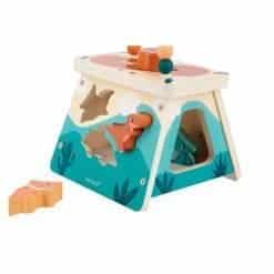 Brainkid Toys - Wooden Dinosaur Multi-Activity 9 Wooden Dinosaur Multi-Activity - Image 4