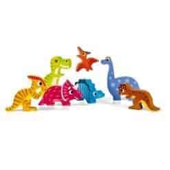 Alternative view of Chunky Wooden Puzzle Dinosaurs