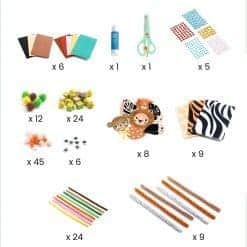 Brainkid Toys - Creativity Kit Jungle Animal 8 Creativity Kit Jungle Animal - Image 4