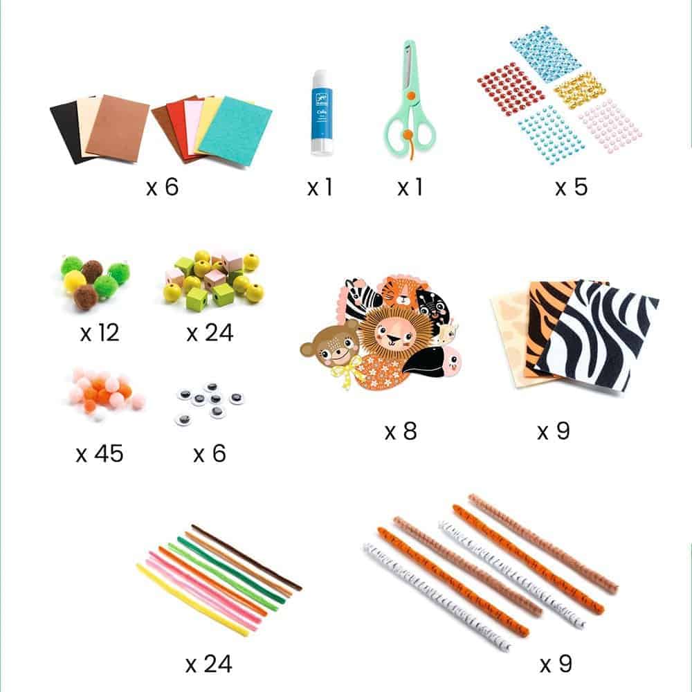 Brainkid Toys - Creativity Kit Jungle Animal 4 Creativity Kit Jungle Animal - Image 4