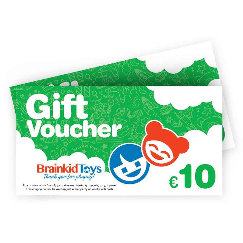Brainkid Toys - GIFT VOUCHER €10 1 GIFT VOUCHER €10