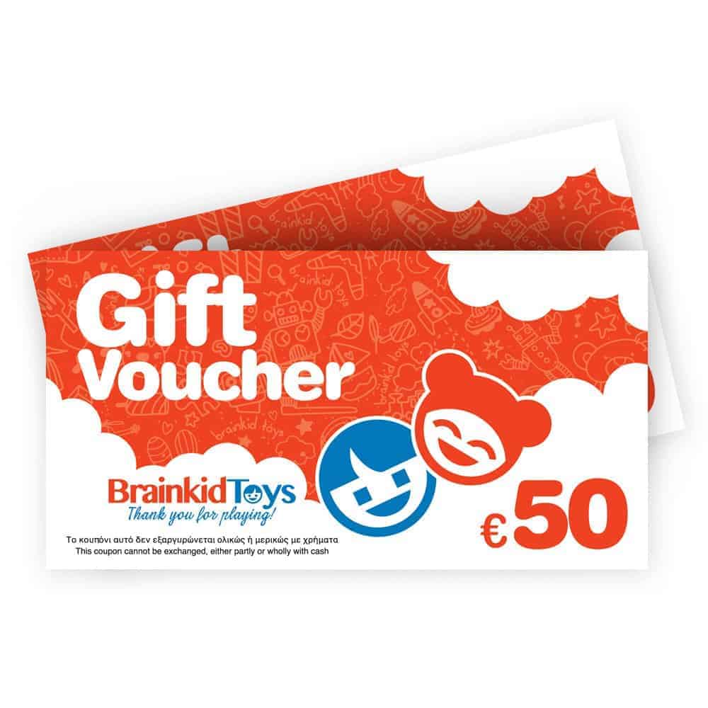 Brainkid Toys - GIFT VOUCHER €50 1 GIFT VOUCHER €50
