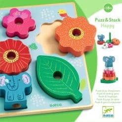 Brainkid Toys - Puzz and Stack Happy 9 Puzz and Stack Happy - Image 5