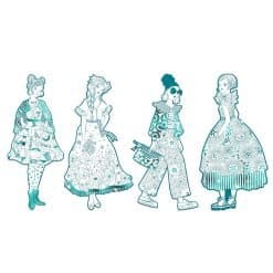 Rebecca 4 Coloring Sheets - Image 3
