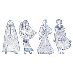 Alternative view of Laura 4 Coloring Sheets