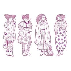 Alternative view of Rosemarie 4 Coloring Sheets