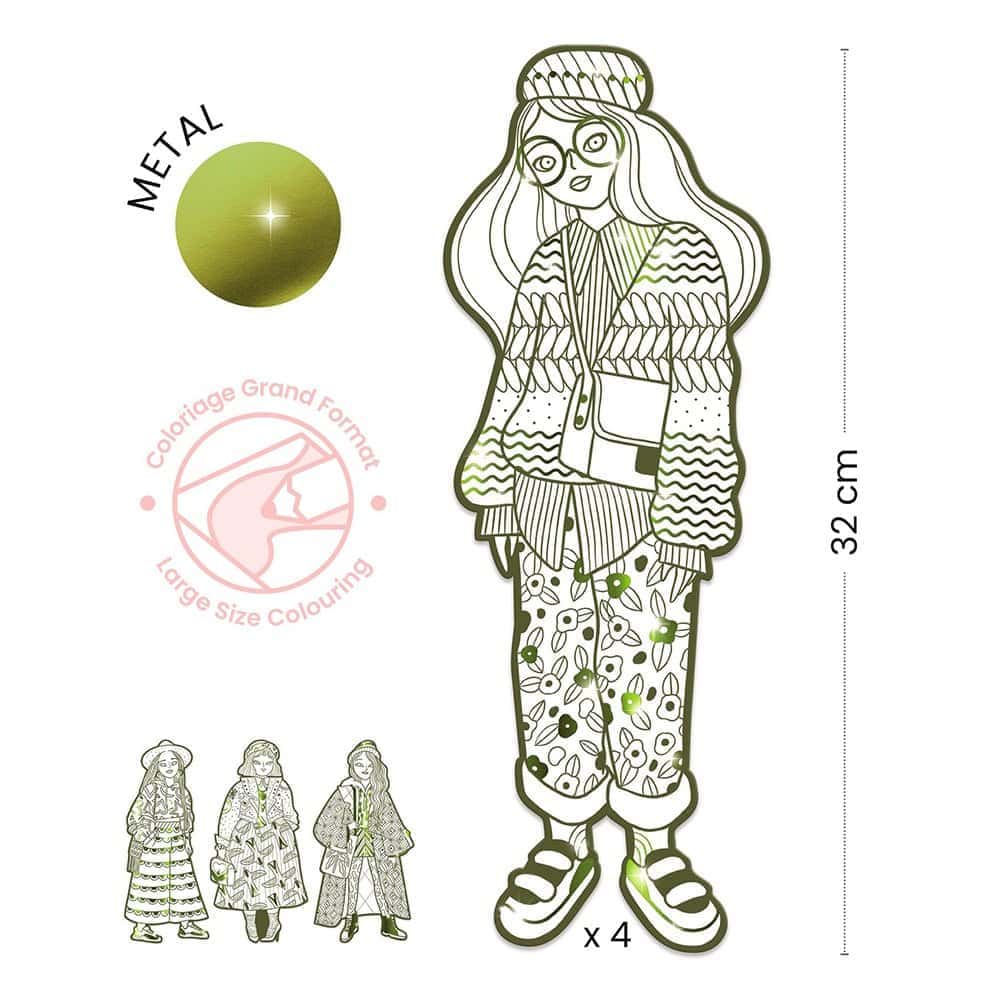Brainkid Toys - Bowie 4 Coloring Sheets 3 Bowie 4 Coloring Sheets - Image 3