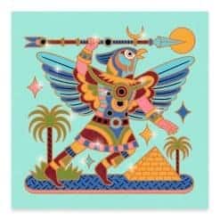 Alternative view of Animal Warriors Coloring