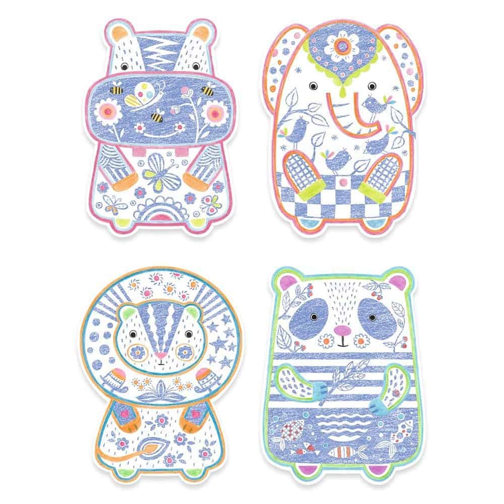 Brainkid Toys - Wild Friends Coloring 4 Wild Friends Coloring - Image 4