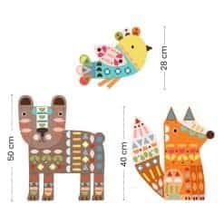 Alternative view of Three Giant Animals