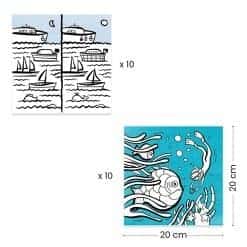 Alternative view of Ocean Coloring Surprises